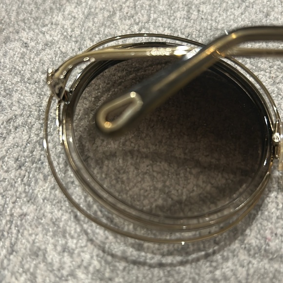 Chloe Round Frame Sunglasses - Picture 4 of 10